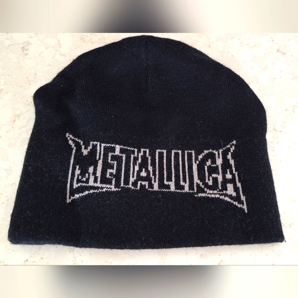 Vintage 2005 Metallica Black Beanie Reversible